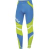низ комбинезона Sportful Worldloppet 2 Race Tight лимонно-голубые